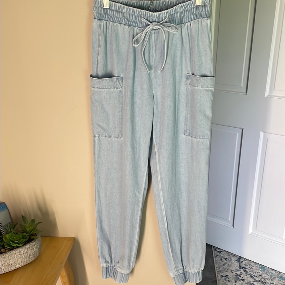 Indigo Rein denim joggers